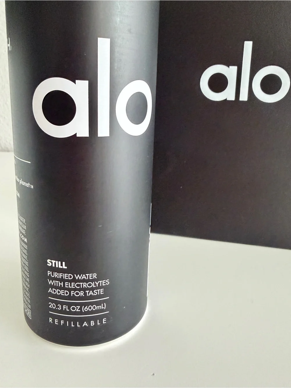 Alo Yoga Refillable Water Bottle & Shopping Bag New